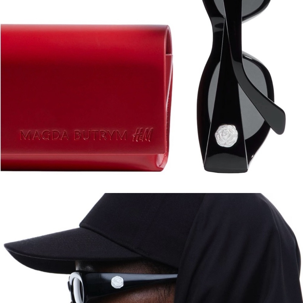 Magda Butrym x H&M Black Sunglasses